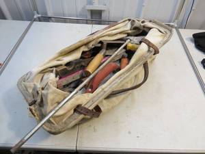 Mixed Lot of Masonry Tools with Bag