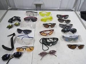 Mixed Lot of Sunglasses and Safety Glasses