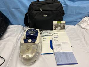 MSRP $1800 ResMed AutoSet II S8 Series CPAP Machine and H4i Heated Humidifier with Data Card, Manual, New In Package Replacement Filter and Carry Bag - 1st Pic Is Stock Photo&nbsp