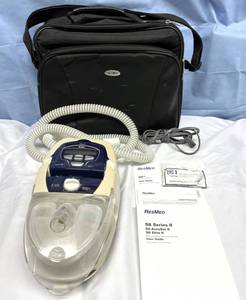 MSRP $2100 Resmed S8 Elite 2 CPAP Machine With HumidAire H4i Heated Humidifier with Hose, Manual, and Carry Bag - No Mask Good Working Condition 1st Pic Is Stock Photo&nbsp