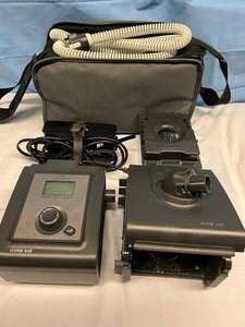 MSRP $2500 Philips Respironics System One REMstar Auto With A-Flex CPAP Machine With Heated Humidifier, Reservoir, Tube Hose, Data Card, Travel Bag, and Power Cord - Good Working Condition No Mask 1st Pic Is Stock Photo&nbsp