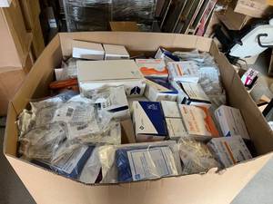 Huge Gaylord Filled With Various Medical Supplies and Items (Syringes, Surgical Markers, etc.)