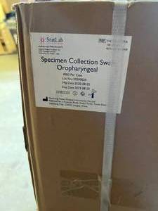 2 CASES NEW StatLab Oropharyngeal Specimen Collection Swabs - For Covid &amp&nbspRespiratory Virus Testing