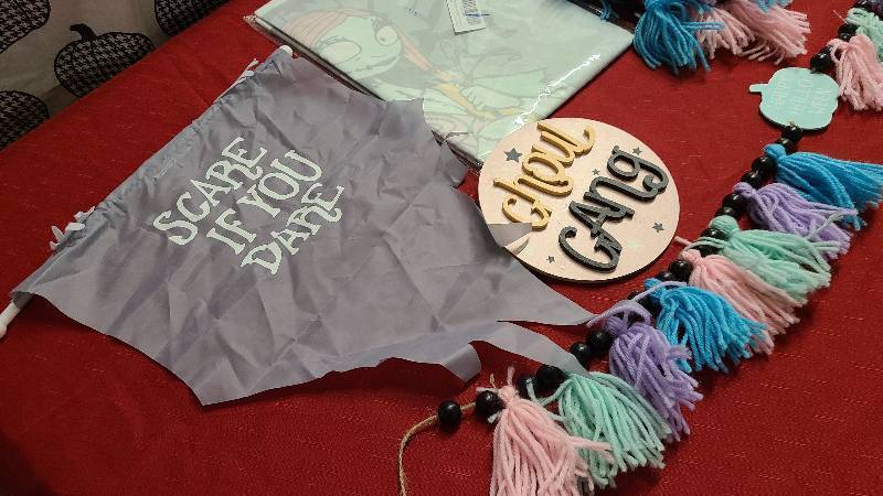 Yarn Tassles and halloween gear