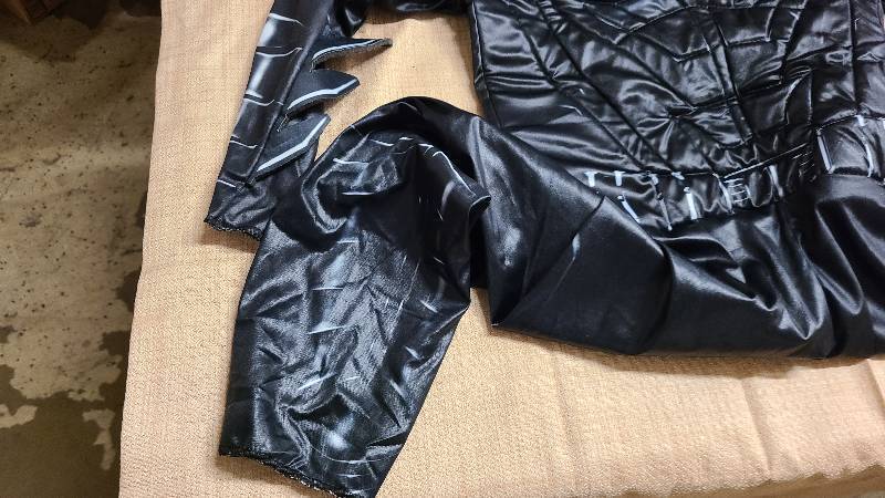 Kids Batman Costume out of packaging