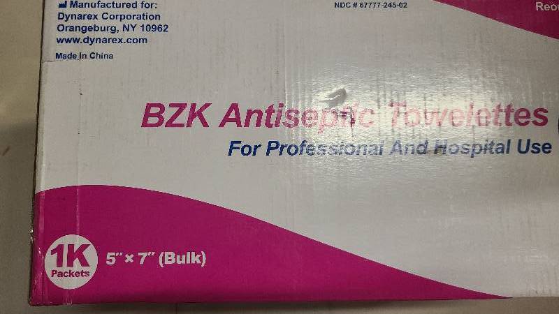 BZK Antiseptic Towelettes