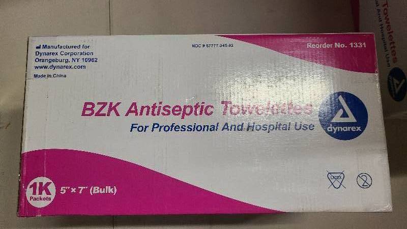 BZK Antiseptic Towelettes