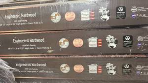 3x Boxes of Gunstock wooden flooring