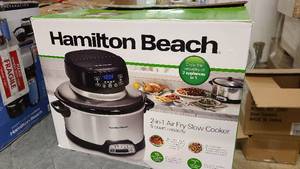 Hamilton Beach 2 in 1 Air Fry and Slow Cooker