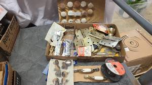 Collection of vintage hardware for doors and cabinets