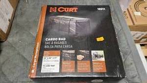 Curt 56x22x21 Portable vehicle storage setup.
