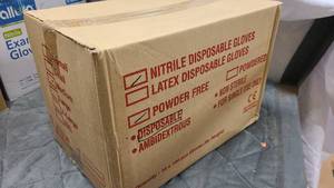 Nitrile Disposable Gloves Power Free Medium Sized