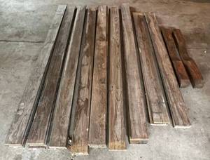 27 Misc. Seasoned Wood Pieces 8 x 5 12 x 34 And More