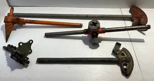 Misc. Pipe Tools Including Pipe Benders, Pipe Reamer Tool & Pipe Threader