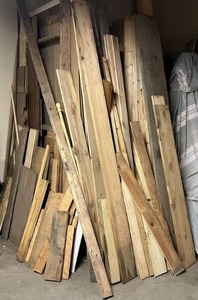 Large Group Of Misc. Wood Including Oak & More (Bring Large Truck Or Trailer & Help To Load)