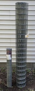 Garden Fencing And 50Ft Roll Of 20 Gauge 36 Chicken Netting