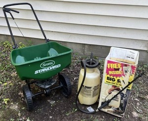 Scotts Standard Seed Spreader & Weed Sprayer