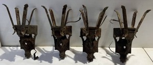 4 Medieval Wall Sconces