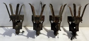 4 Medieval Wall Sconces