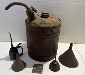 Vintage Oil Cans & Gas Can