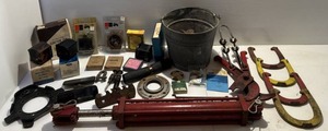 Misc. Tractor Items Including Parts And Chain