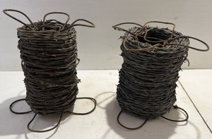 Two Rolls Of Barb Wire