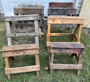 Misc. Size Saw Horses (One Needs New Leg)