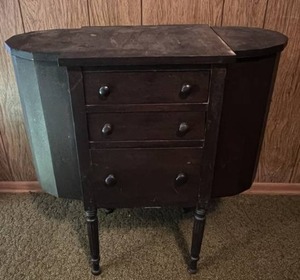 Vintage Martha Washington Wooden  Sewing Cabinet 28W x 14D x 28 12T