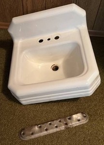Vintage Heavy Cast Iron Sink
