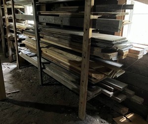 Shelves Full Of Misc. Wood