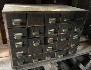 Multi Drawer Cabinet With Misc. Hardware