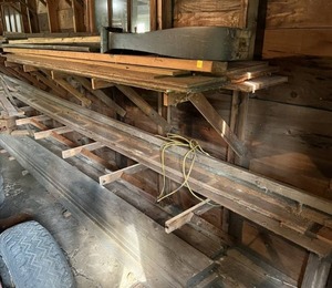 Shelves Full Of Misc. Wood