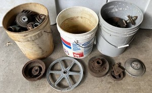 Large Group Of Misc. Pulleys & More