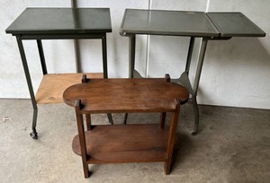 Vintage Industrial Metal Tables And More