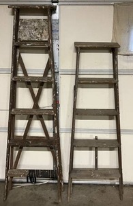 Two Wooden Ladders 5 & 6