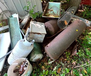 Scrappers Lot Including 7 Chain Link Fence & More (BUYER MUST BRING HELP TO LOAD)