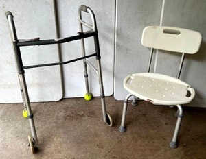 Shower Chair & Folding Walker