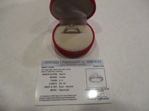 Absolutely Gorgeous Vintage Style, Platnium Gold with 1.40 CTTW Diamond Ladies- Estimated  Replacement Value -$25,599