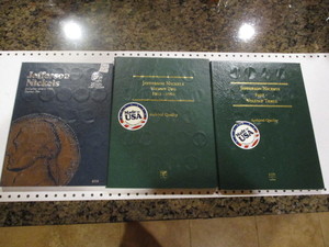 Complete set of Jefferson Nickels 1938 thru 2011-d. Includes all silver nickels and commemorative nickel  series. 176 nickels
