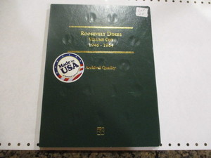 Complete set of 1946-1964 Roosevelt Silver Dimes. Total of 50 silver dimes