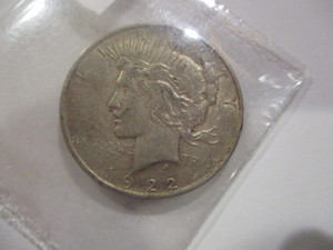 1922 Silver Peace Dollar