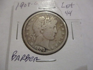 1908-O Barber Half Dollar