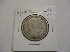 1906-O Barber Half Dollar