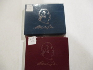 1732-1982 Proof 90% Silver Half Dollar and Uncirculated 1732-1982 Half Dollar