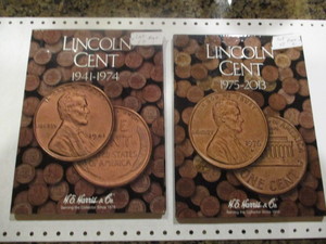1941 - 2013 Lincoln Pennies - 2 Books