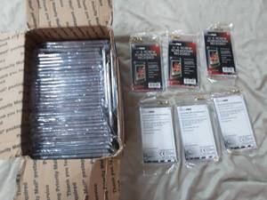 lot 14 image: Box Of Trading Card Protector Cases
