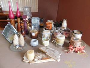 lot 25 image: Home DeCor Collectible Candle Holder Sculpture Votive Tea Light