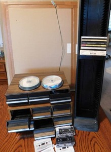 lot 68 image: Music CDs and Tower, Cassettes and Three Empty Cases