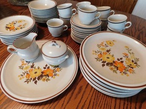 lot 79 image: Household Kitchen Dishes ServiceWare Casual Elegance Hearthside Stoneware Japan