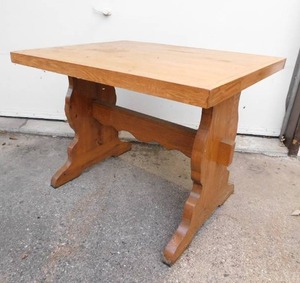lot 104 image: Antique Lawyers Table(Solid for some Heavy Duty BooksElbows)